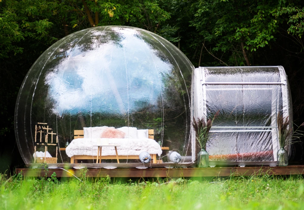 cozy bubble tent